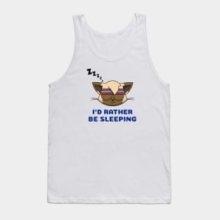 kittyswat Omar I'd Rather Be Sleeping Tank Top